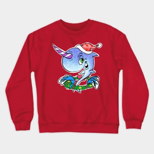 Christmas Narwal Crewneck Sweatshirt